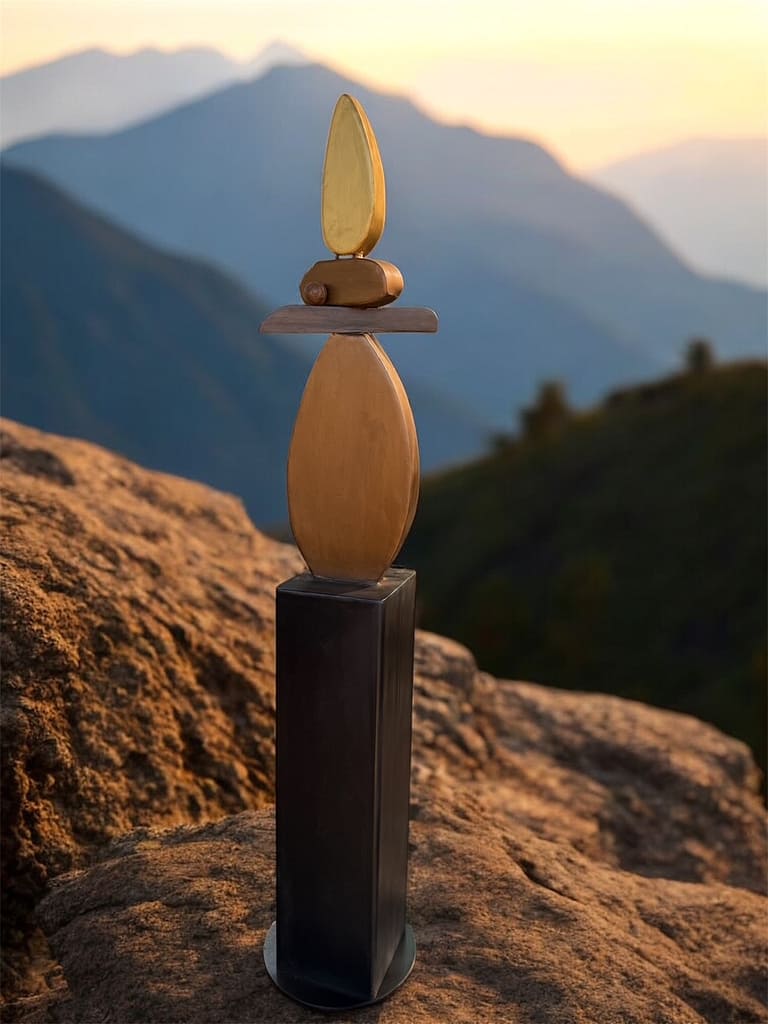 Dynamic sculpture by Pamela Ambrosio showcased